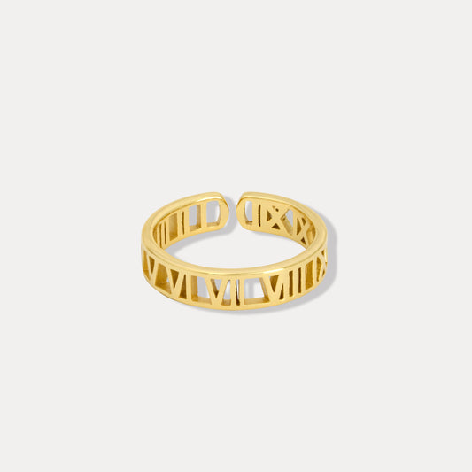 Roman Numerals Ring