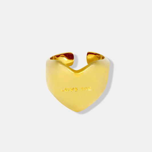 Gold “Love Me” Ring