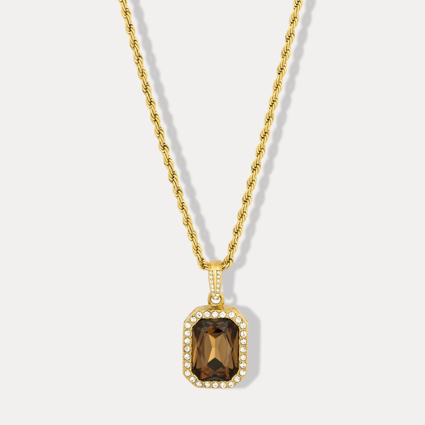 Topaz Amulet Necklace